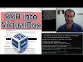 How to SSH into a VirtualBox machine