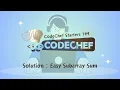 Easy Subarray Sum CodeChef Starters 149 CodeChef Solution