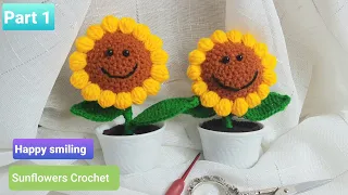 Download Sunflowers Crochet / Smiley  sunflowers Crochet MP3