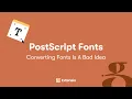 Converting Fonts is a Bad Idea