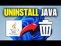 How To how to uninstall java from pc 2025