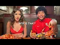 TRYING RED LOBSTERS NEW MENU she hates seafood