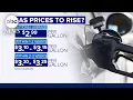 Gas prices set to rise