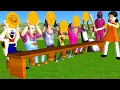 Lagu Squid Game (오징어 게임) vs Scary Teacher 3D Miss T and 5 Neighbor with Orange Candy Shape Challenge