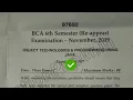 2019 Mdu BCA Re appear 6th Sem Object Technologies Programming Using Java Question Paper