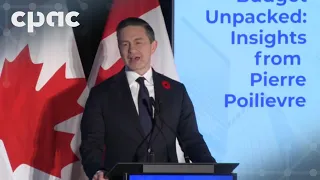 Pierre Poilievre Talks Budget 2025 In Speech To Economic Club Of Canada November 7 2025 