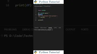 How to Read Parquet with DuckDB Python Tutorial