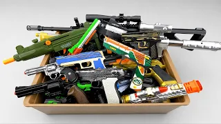 A Huge Box Full of Toy Guns! M4 Rifle, Toy Pistols, Blasters, Mask & More
