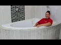 Salina White Built-in Corner Bath - 1500 x 960mm AQWHCR0002L AQWHCR0002R