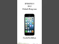 Download Lagu Apple Iphone Default Ringtone Evolution - Iphone 5 | Geeks Parthiban