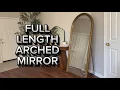 Full Length Arched Mirror Review 71 x 32 Floor Mirror Unboxing Setup