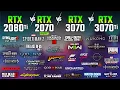 RTX 2080 Ti vs RTX 2070 SUPER vs RTX 3070 vs RTX 3070 Ti Test in 33 Games 1080p