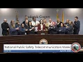 National Public Safety Telecommunicators Week Proclamation Ceremony