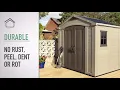 Keter Garden Sheds - Keter Factor Shed 8x6 Garden Storage Homebase