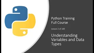 Lesson 2 of 100 Understanding Variables and datatypes