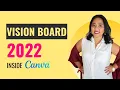 Vision Board 2022 with Canva SavvyChic Design
