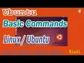 Ubuntu Basic Commands pwd touch cat ls mkdir rm cp etc