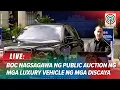 LIVE: Bureau of Customs holds public auction of Discaya luxury vehicles