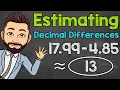 Estimating Decimal Differences Math with Mr J