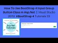 How to use bootstrap 4 input group button class in asp net vs2019 4 tutorials 33