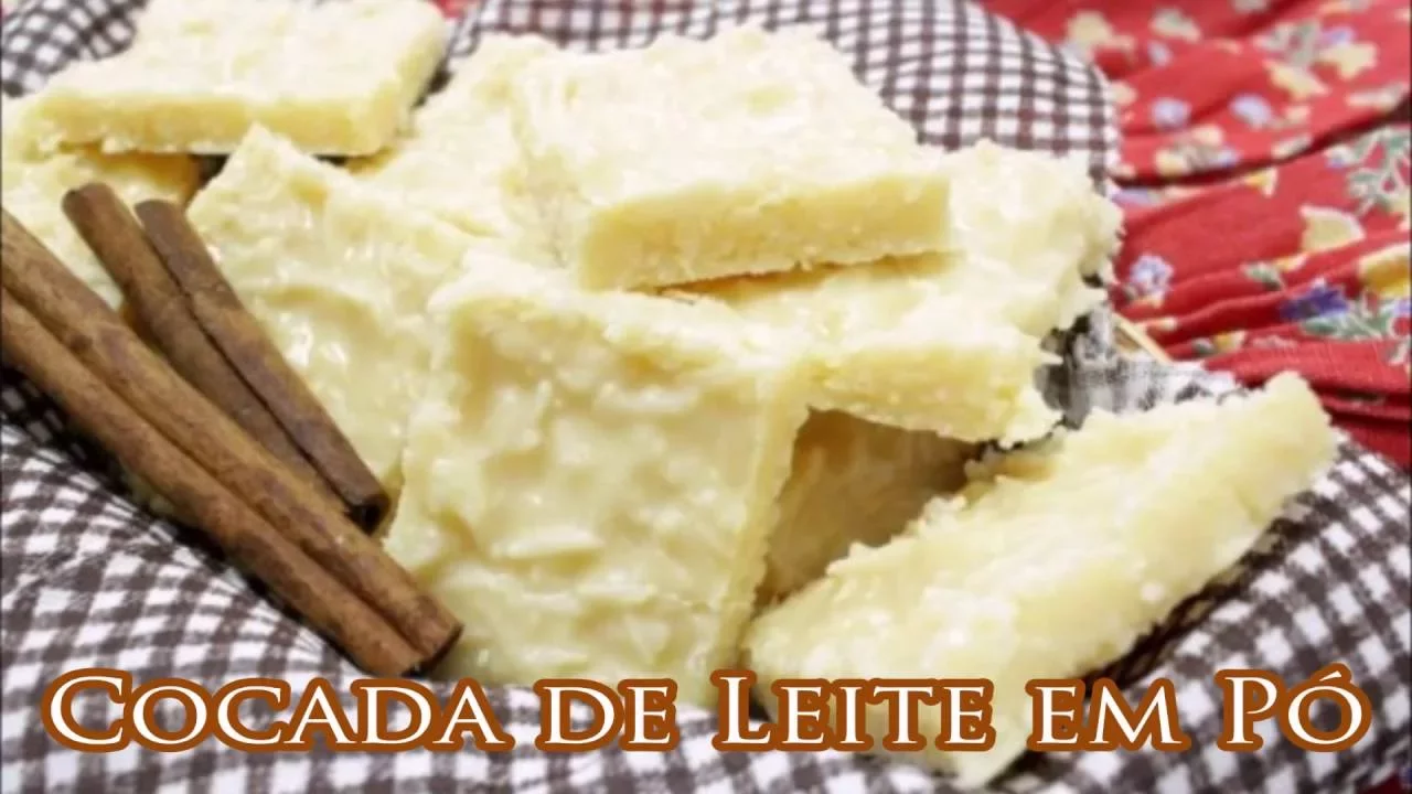 RECEITA DE COCADA DE LEITE EM PÓ