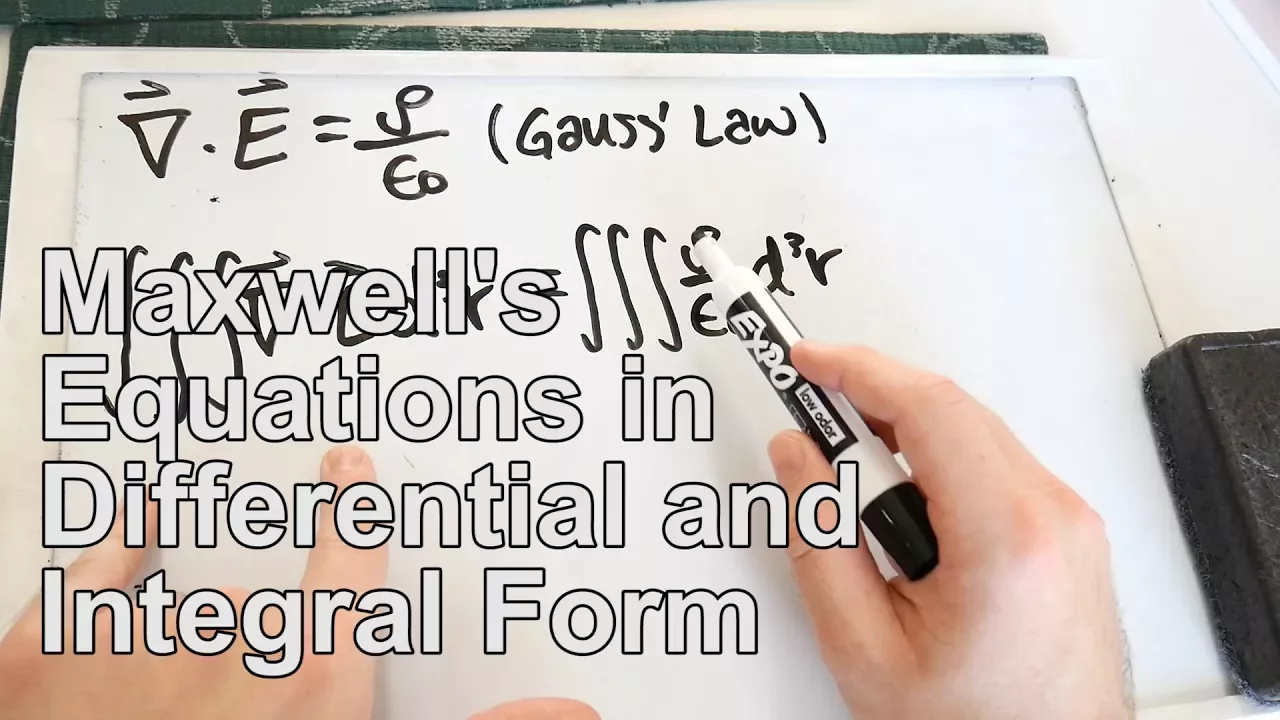 Converting Maxwells Equations from Differential to Integral Form