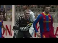 Pro Evolution Soccer 2011 PS2 FC Barcelona - Real Madrid gameplay (full match 10 min)
