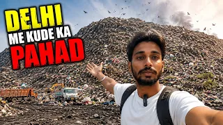 delhi che kude da pahad 😱