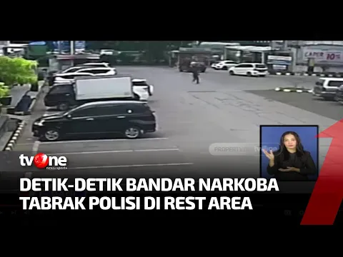 Seorang Polisi Ditabrak Pelaku Bandar Narkoba di Rest Area Palikanci