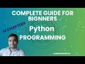 Python programming Complete Guide For Beginners 14 Chapters HINDI URDU