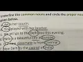 Worksheet - Common and Proper Nouns