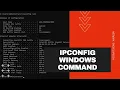 IPCONFIG Command What it is How to use it - Network Encyclopedia