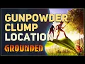 Gunpowder Clump Location Grounded