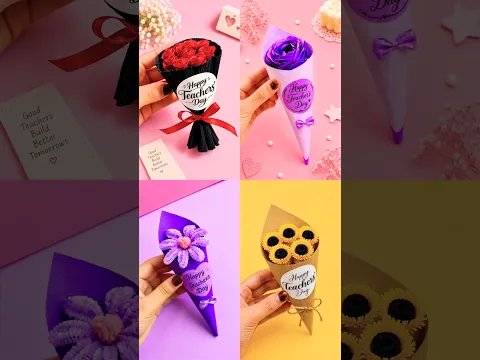 Diy teachers day Card  🤩🎀🌸💞| gift for teacher 😘 | diy gifts| diy chocolate gift idea