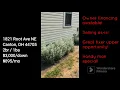 SOLD Owner Financing Opportunity - 1821 Root Ave Canton OH 44705