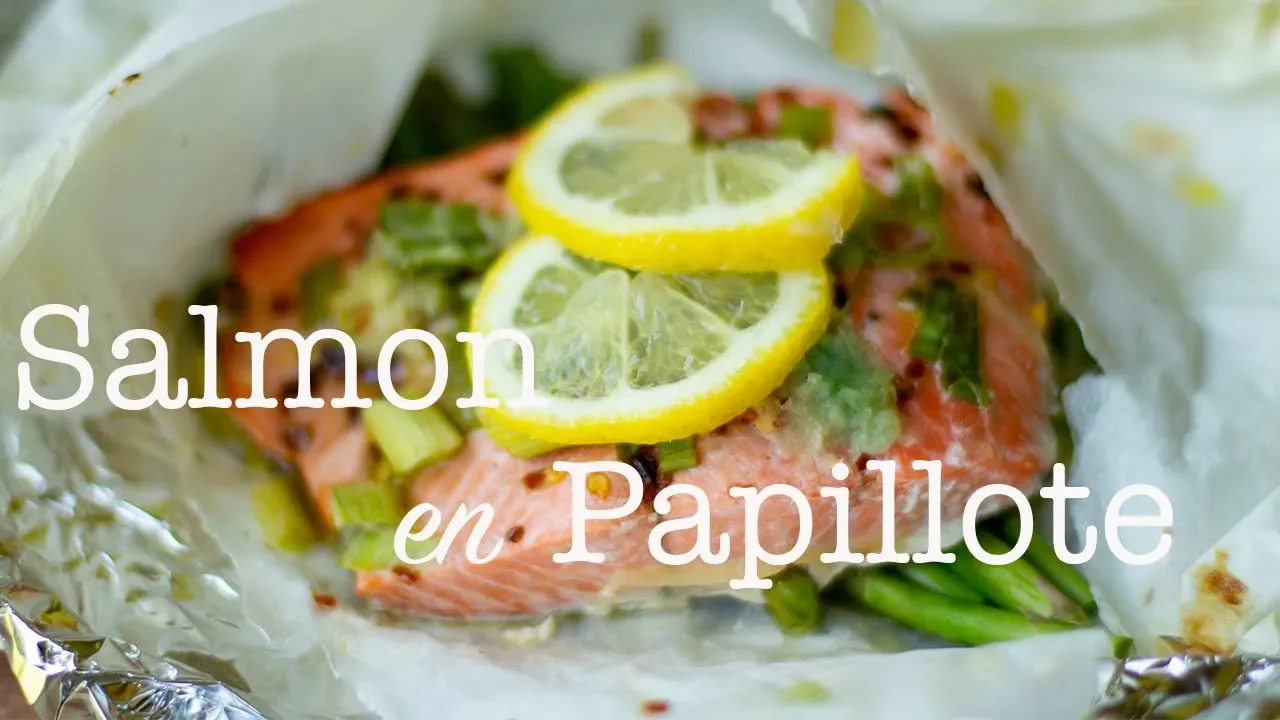 Salmon en Papillote: Salmon & Vegetables in Parchment (30 minute Meal)