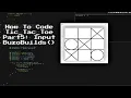 How to code Tic Tac Toe part 5 Game Input