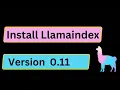 Install LlamaIndex LlamaIndex Install Windows Python Version 0 11