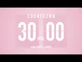 Download Lagu 30 Minute Countdown Timer 🌸 Flip Clock with Simple Beeps 🔔