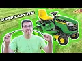How To Replace The Mower Belt on a John Deere Riding Mower Belt Replacement John Deere E120