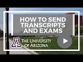 Admission requirements and how to send transcripts and scores