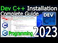 How to install DEV C on Windows 2023 Update Latest GCC Compiler for C and C