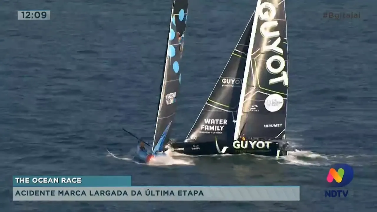 The Ocean Race: acidente marca largada da última etapa, capitães conversam após acidente