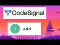 CodeSignal Arcade - Intro add