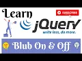jQuery Lecture - 52 Blub Using JQuery Tutorial in Hindi Urdu