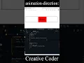 CSS animation direction
