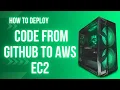 How to Deploy Code from GitHub to AWS EC2 Linux - GitHub Action to Deploy to AWS EC2