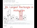 29 Jan Leetcode Daily 84 Largest Rectangle in Histogram - Problem Statement Hindi