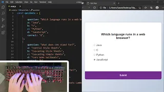 ASMR Programming - Quiz App using HTML CSS and JavaScript