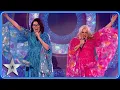 Download Lagu Our favourite huns Han \u0026 Fran are DISCO DIVAS with ABBA medley! | Semi-Finals | BGT 2025